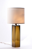 Vault-Lamp-Olive Green with Round Shade-March 23
