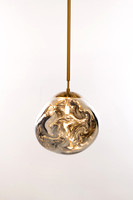 Vault-Rhome Brass 0n White