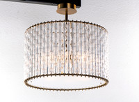 Wired-Lily Custom Glass Pendent-March 30