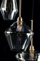 Vault-MT8865-3H on Black-3 Glass Pendants