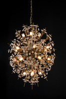 Wired-LA2023039-Rosette Sputnik Chandelier