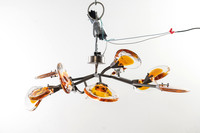 Wired-MMF-Art glass Branch Pendant-LN2019018
